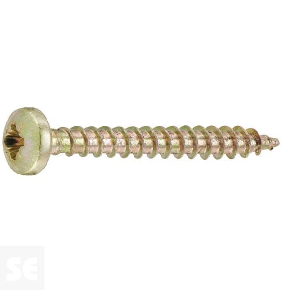 Tornillo Zn Cabeza Redonda Pz 3,0x25mm (30u.)