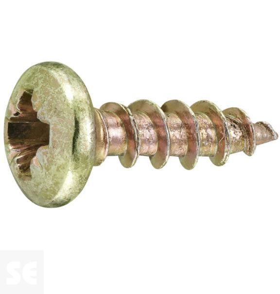 Tornillo Zn Cabeza Redonda Pz 3,5x12mm (50u.)
