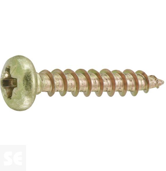 Tornillo Zn Cabeza Redonda Pz 3,5x20mm (30u.)