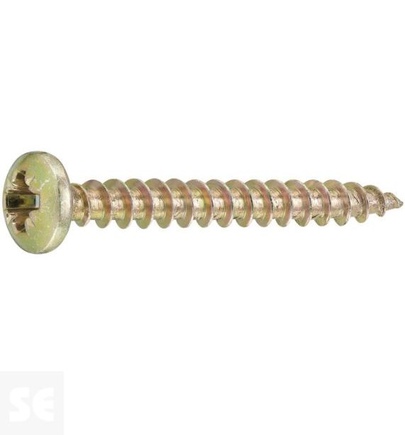 Tornillo Zn Cabeza Redonda Pz 3,5x30mm (20u.)