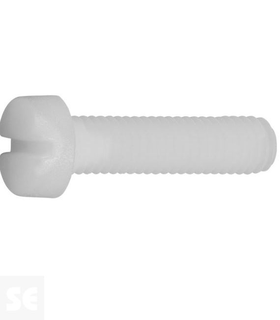 Tornillo Cabeza Cilíndrica Plástico M6x40mm. (10u.)