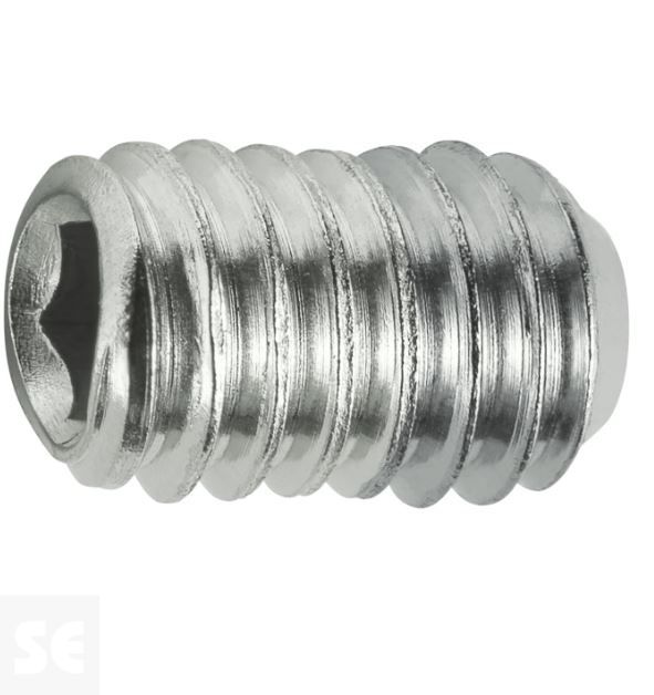 Tornillo Prisionero Inoxidable A2 M4 M4x6mm. A2 4026 (5u.)