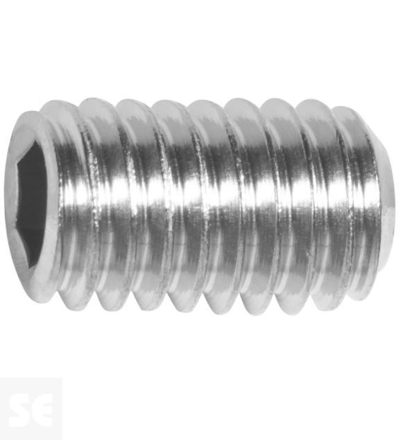 Tornillo Prisionero Inoxidable A2 M6x10mm. A2 4026 (5u.)