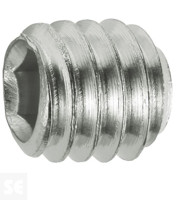 Tornillo Prisionero M4x4mm. A2 Din 4026 (5u.)