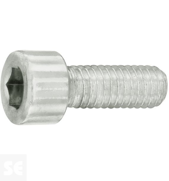 Tornillo Roscado Galvanizado M6x16mm. Vz Vz 4762 (12u.)