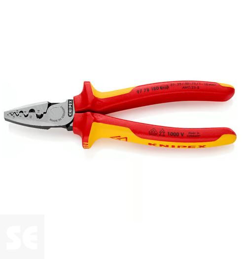 Alicate Crimpar Punteras Huecas 180mm.