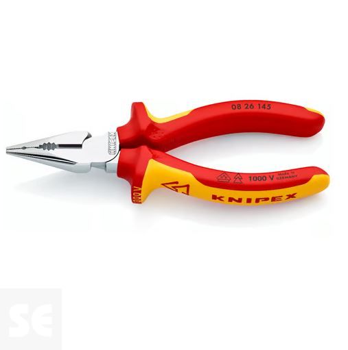 Alicate Universal Cromado Filo con Bisel 145mm.