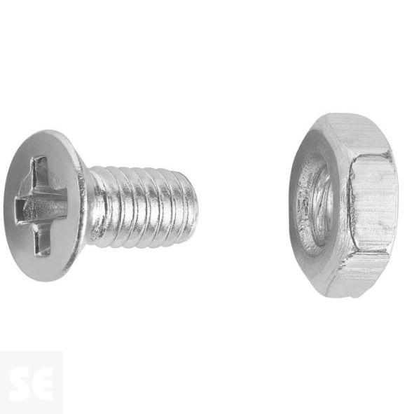 Tornillo Cabeza Cónica M2,5x5mm. Din 7046 (20 piezas)