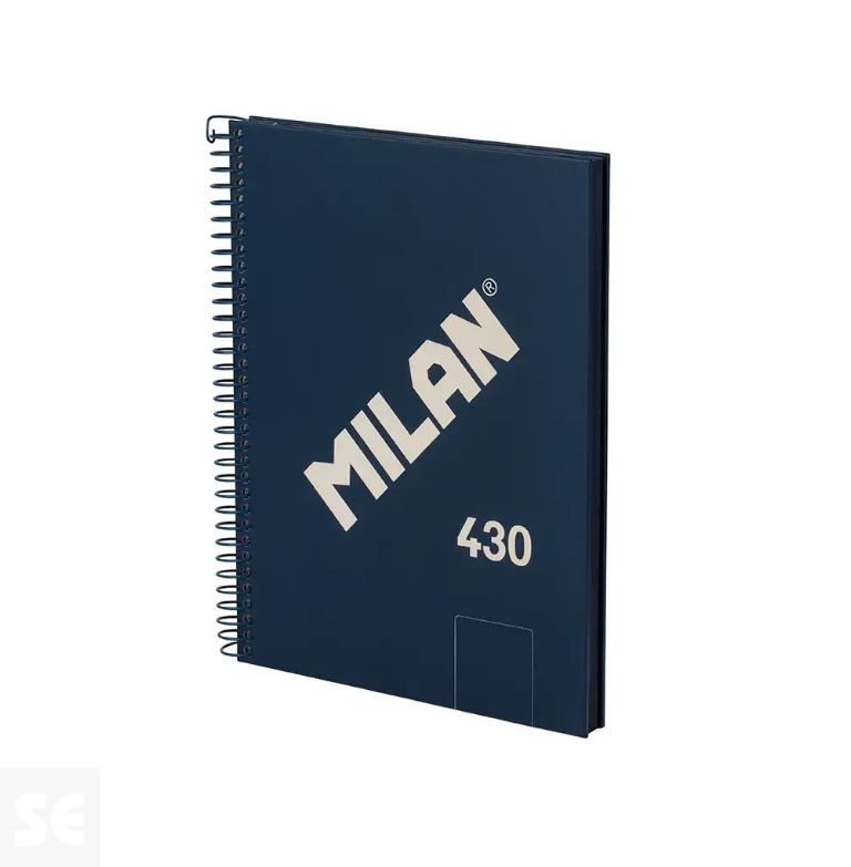 Llibreta MILAN A5 Espiral 80h Blancas 95 Gr/M Azul
