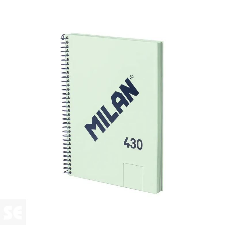 Llibreta MILAN A5 Espiral 80h Blancas 95 Gr/M Verde