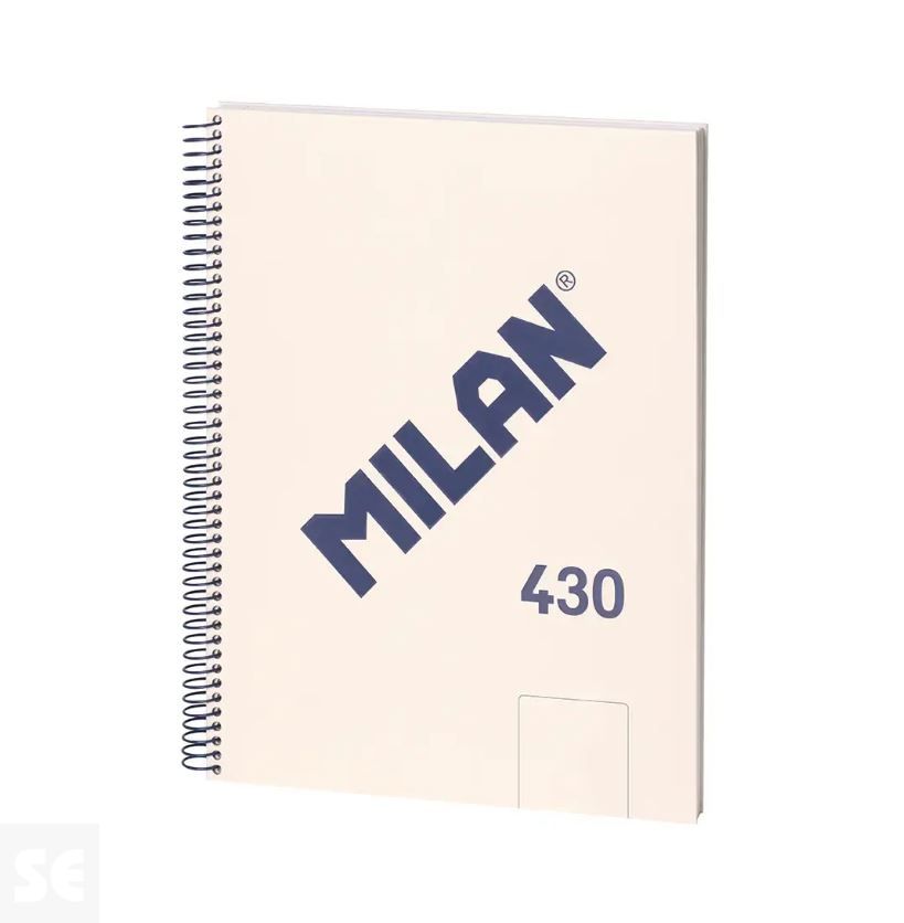 Llibreta MILAN A4 Espiral 80h Blancas 95 Gr/M Beig