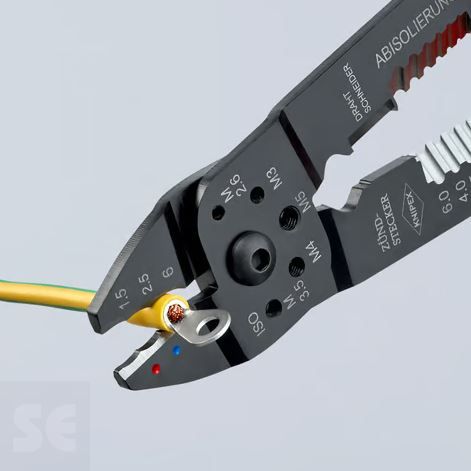 Alicate para Crimpar Terminales 230 Mm Terminales