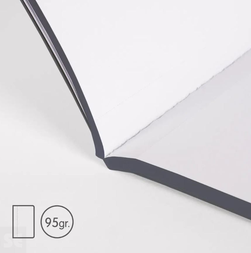 Libreta MILAN A6 Encolada 430 Azul 48h Blancas 95gr