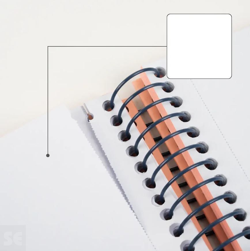 Libreta MILAN A5 Espiral 80h Blancas 95 Gr/M Beig
