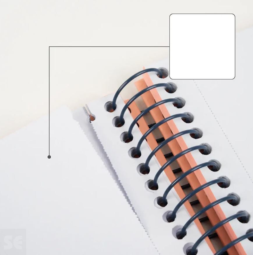 Libreta MILAN A5 Espiral 80h Blancas 95 Gr/M Rosa