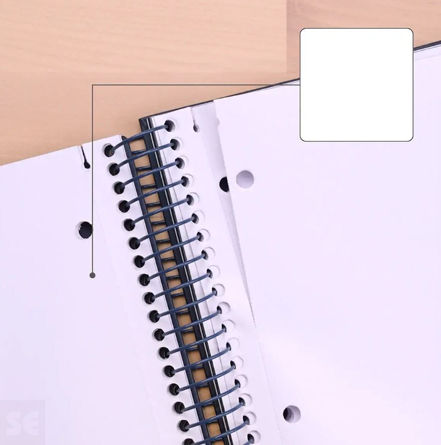 Libreta MILAN A4 Espiral 80h Blancas 95 Gr/M Azul