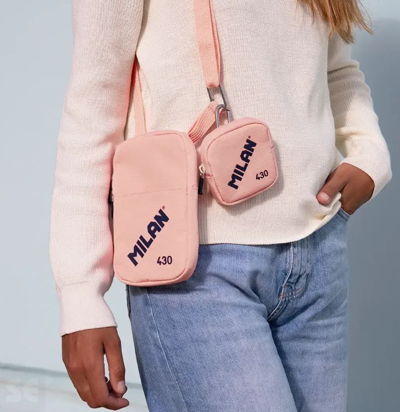 Monedero Pequeño MILAN Since 1918, Rosa 430