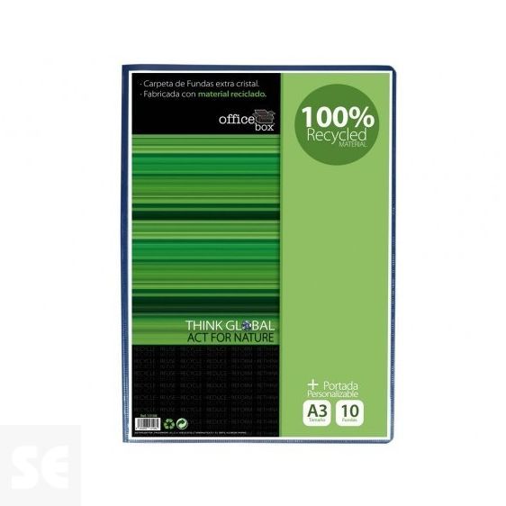 Carpeta Fundas A3 100% Recicalada (10 Fundas)