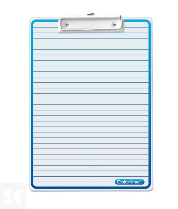 Portapapeles con Pinza + Falsilla de Escritura