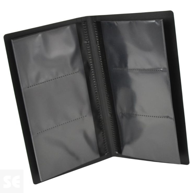 Tarjetero 120u. Negro