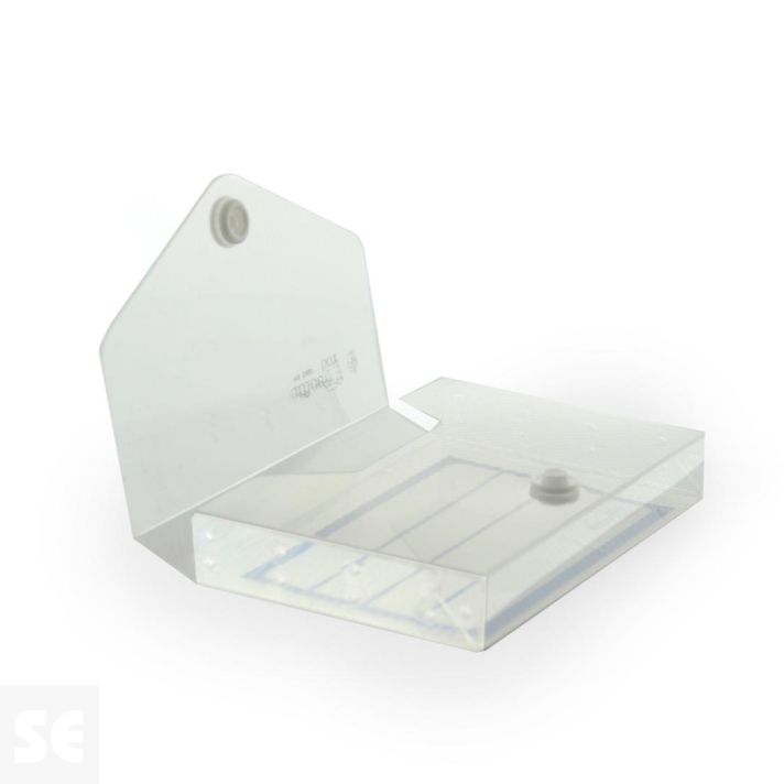 Caja con Broche Tarjetas Cristal (107 x 65 x 15 mm.)  50661