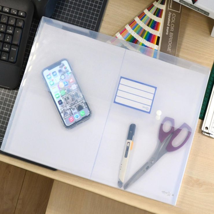 Cajas de Proyectos Cristal Caja con Botones A3