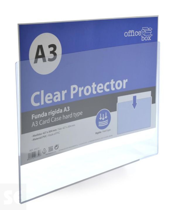Clear Protector Funda Rígida A3