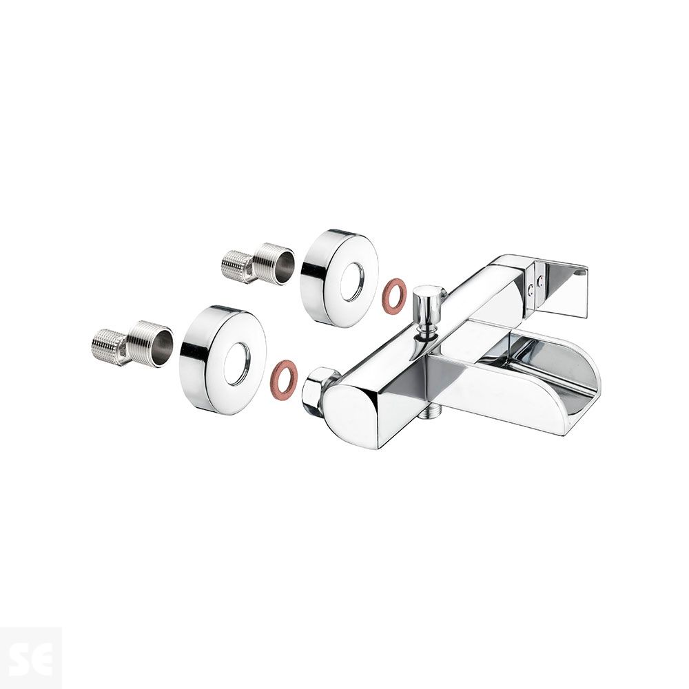 Monomando grifo Baño Cromo Cascada