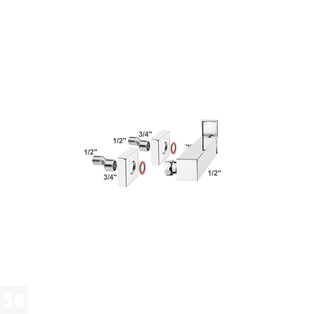 Monomando grifo Ducha Cromo Cascada