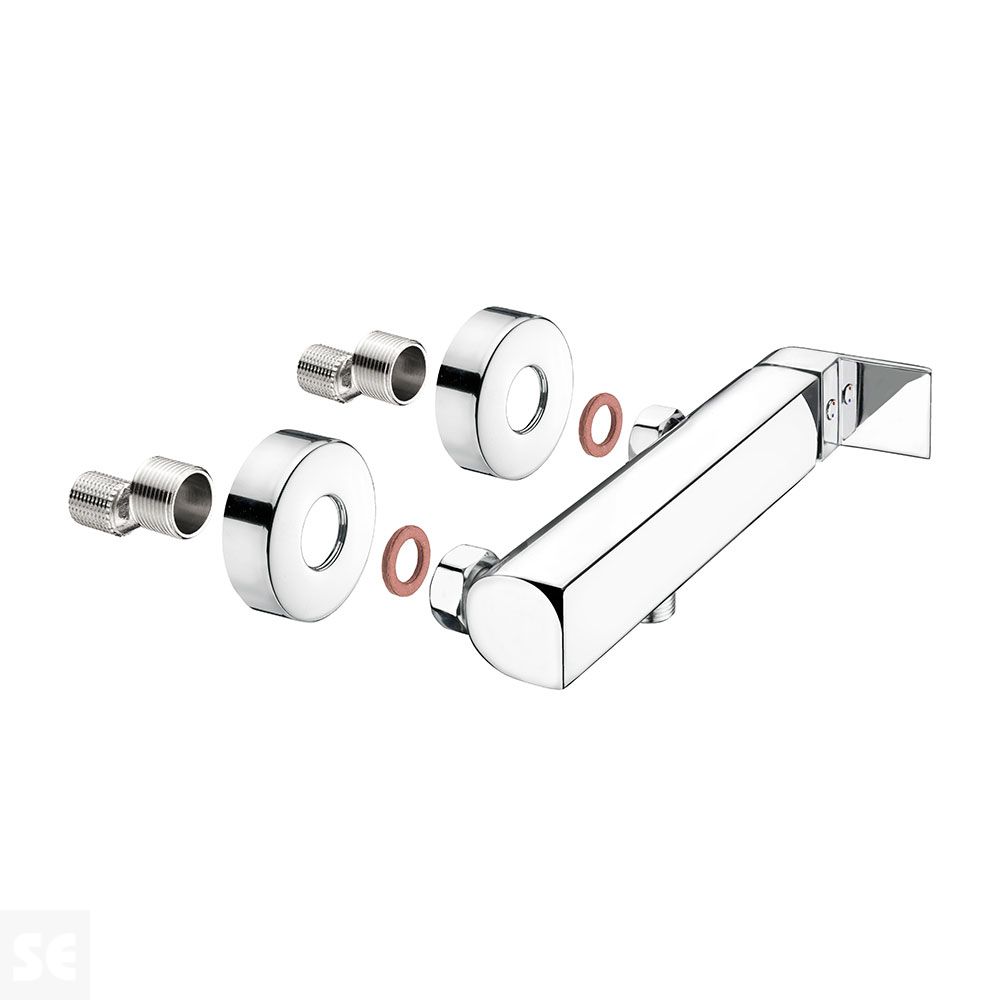 Monomando grifo Ducha Cromo Cascada