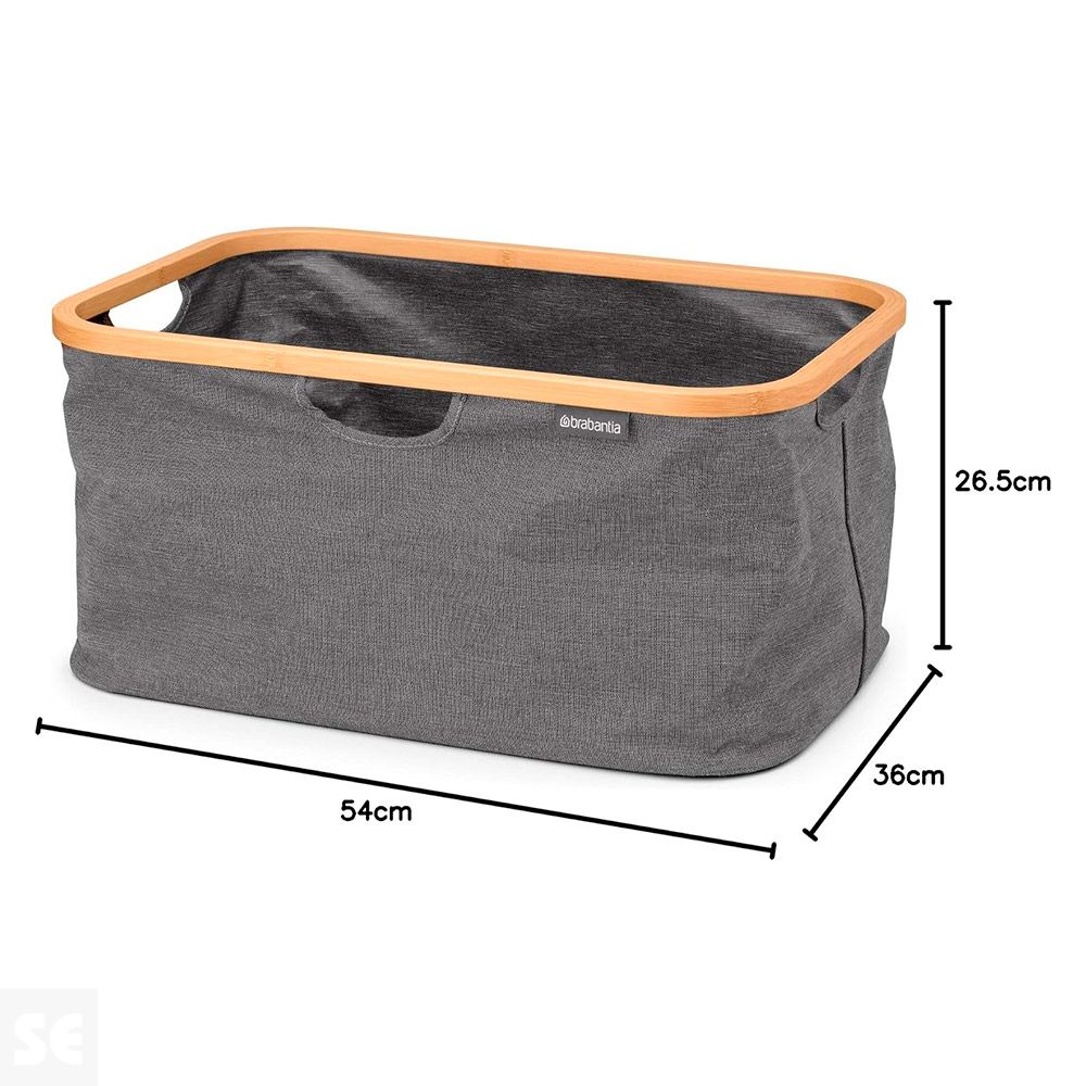 Cesta Plegable para la Colada Pimienta Negra 40l