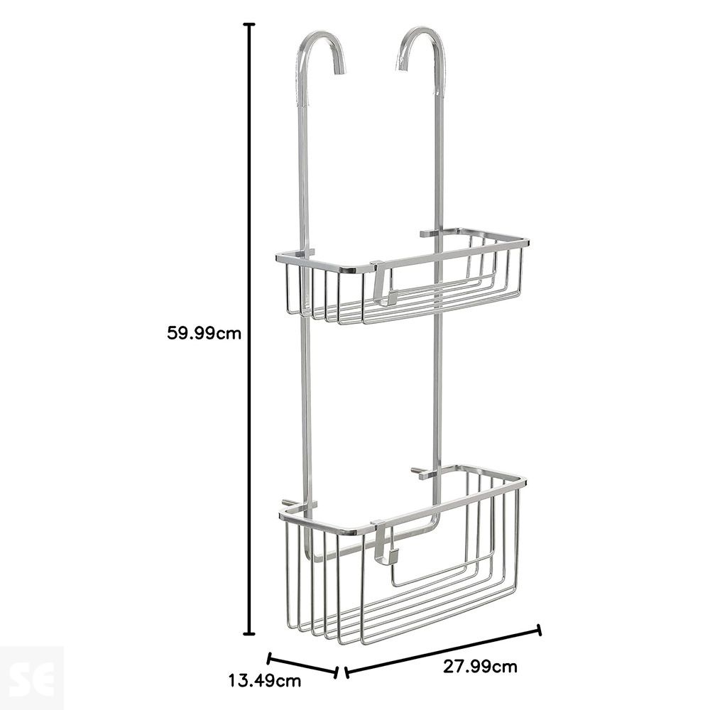 Cestillo con Colgador Grifo 2 Alt Aluminium