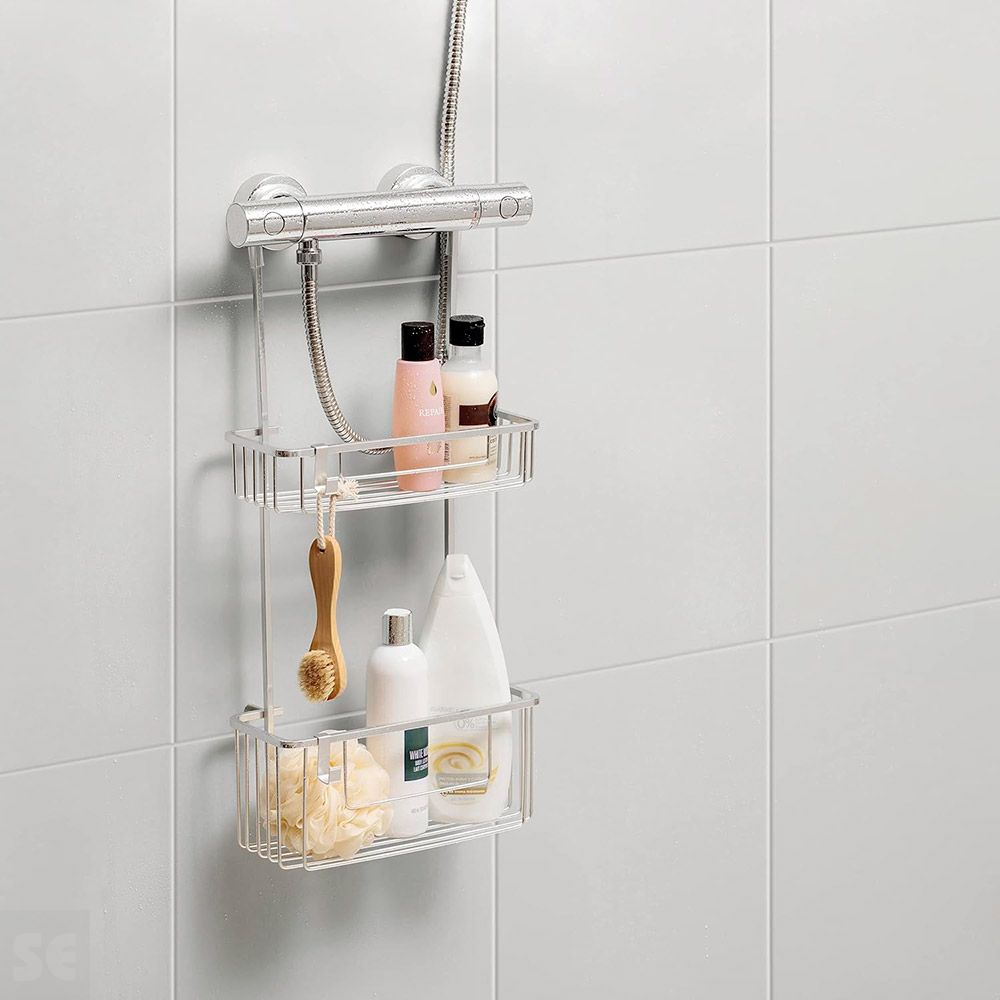 Cestillo con Colgador Grifo 2 Alt Aluminium