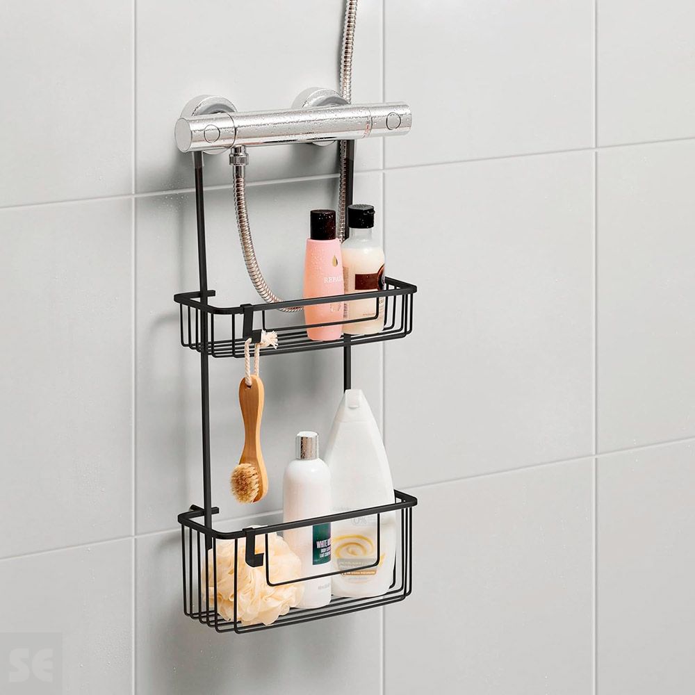 Cestillo con Colgador Grifo 2 Alt Aluminium Black