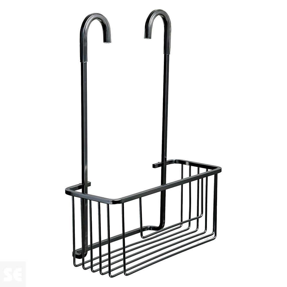 Cestillo con Colgador Aluminium Black