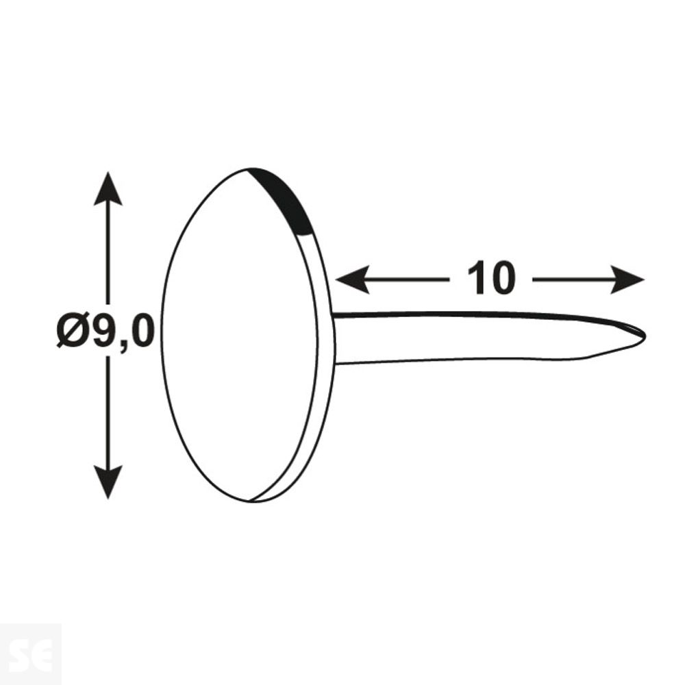 Chinchetas Colores 1,0x9 mm (100 uds.)