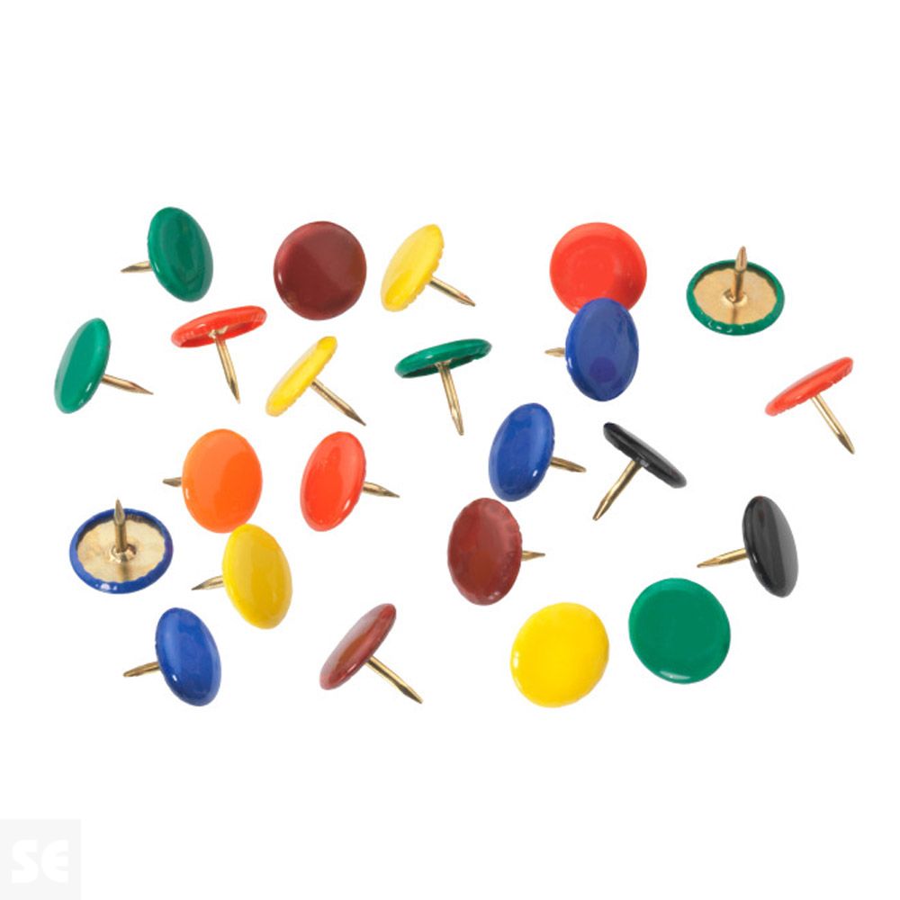 Chinchetas Colores 1,0x9 mm (100 uds.)