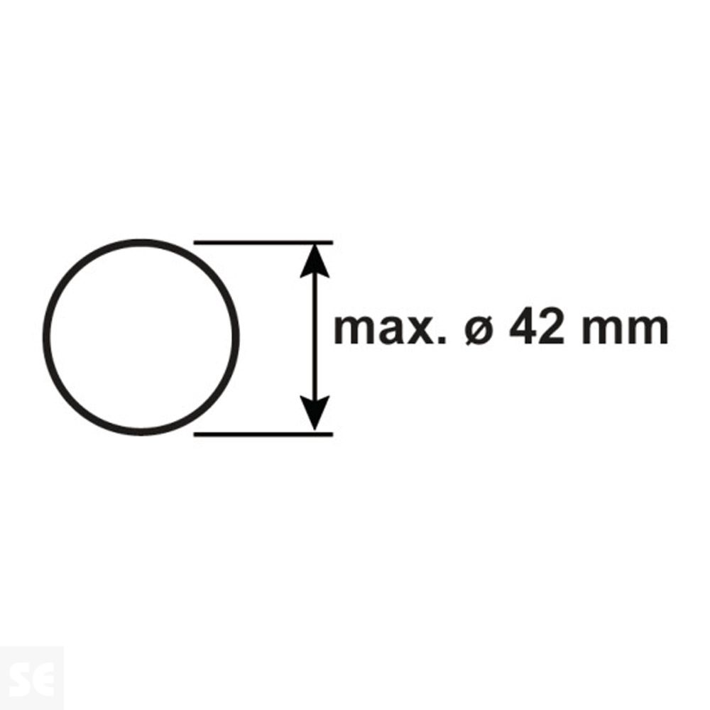 Cizalla Tubos de Plástico Mangueras hasta 42 mm