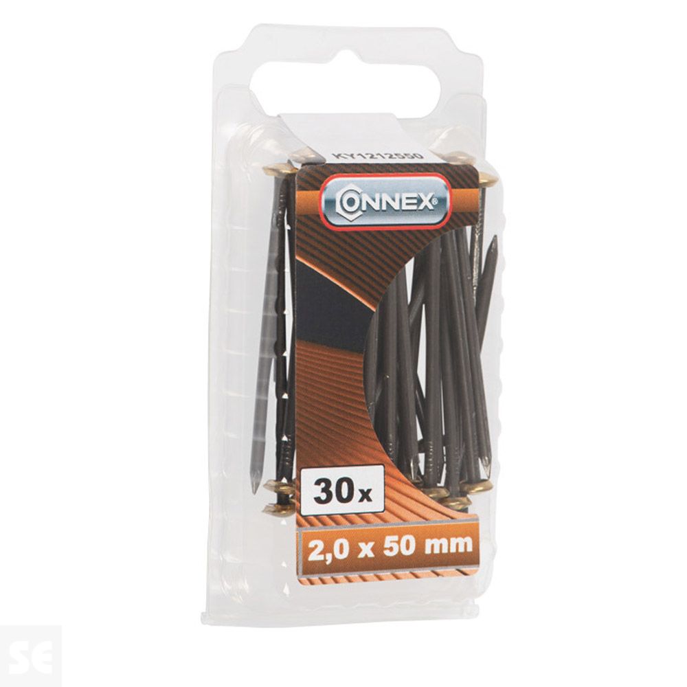 Clavos de Acero 2,0x50mm. Latonado (30u.)