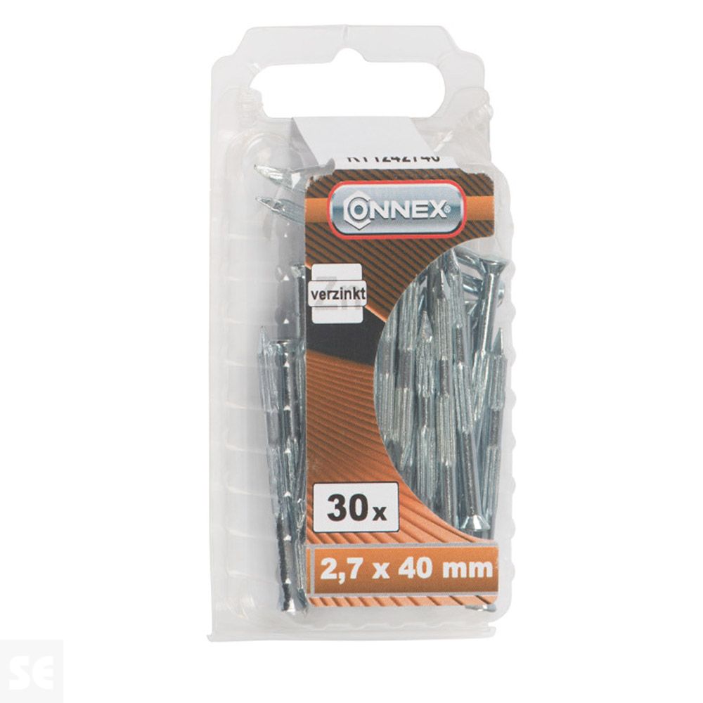 Clavos de Acero 2,7x40mm. (30u.)