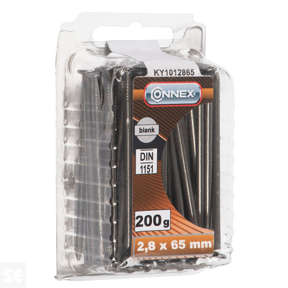 Clavos Cabeza Plana Acero 28x65 mm (200 gramos)