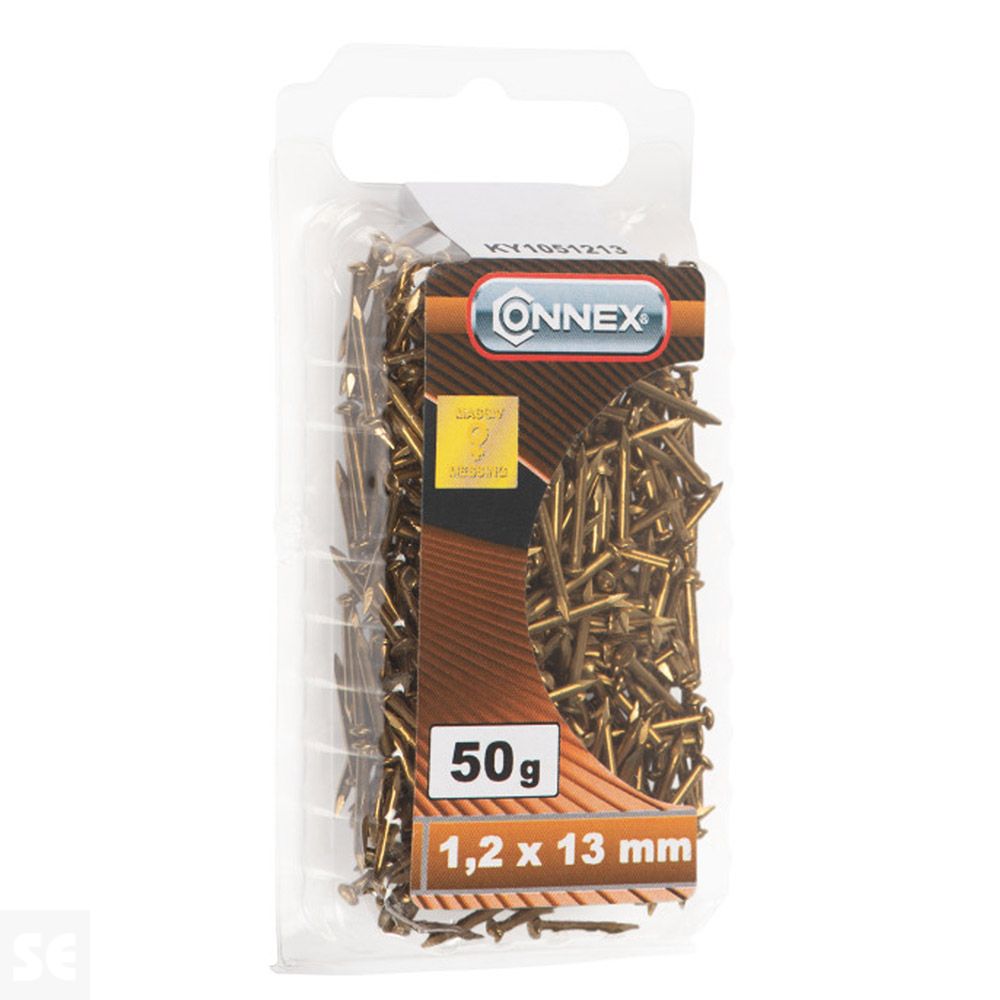 Clavos Latón 1,2x13 (50 gramos)