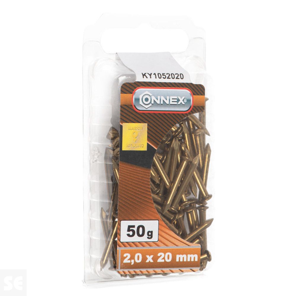 Clavos Latón 2,0x20 (50 gramos)