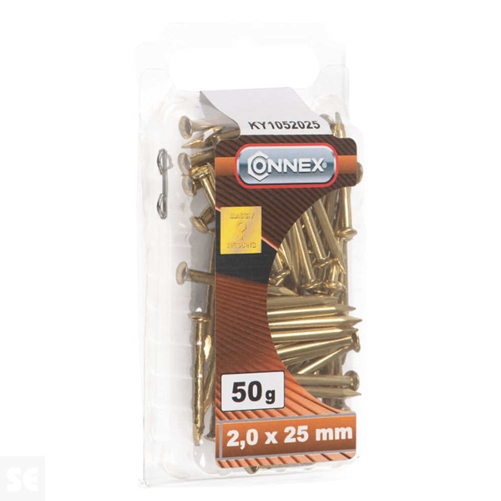 Clavos Latón 2,0x25 (50 gramos)