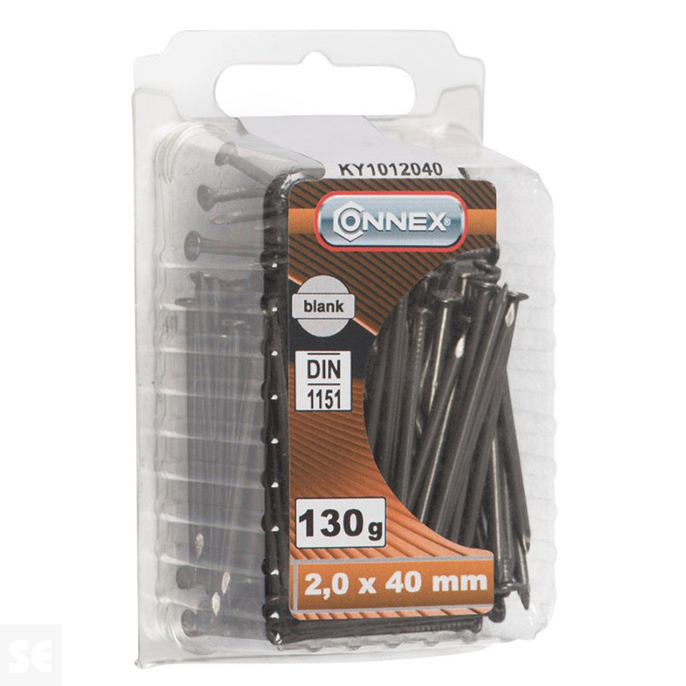 Clavos Metal Cabeza Plana 20x40 mm (130 gramos)