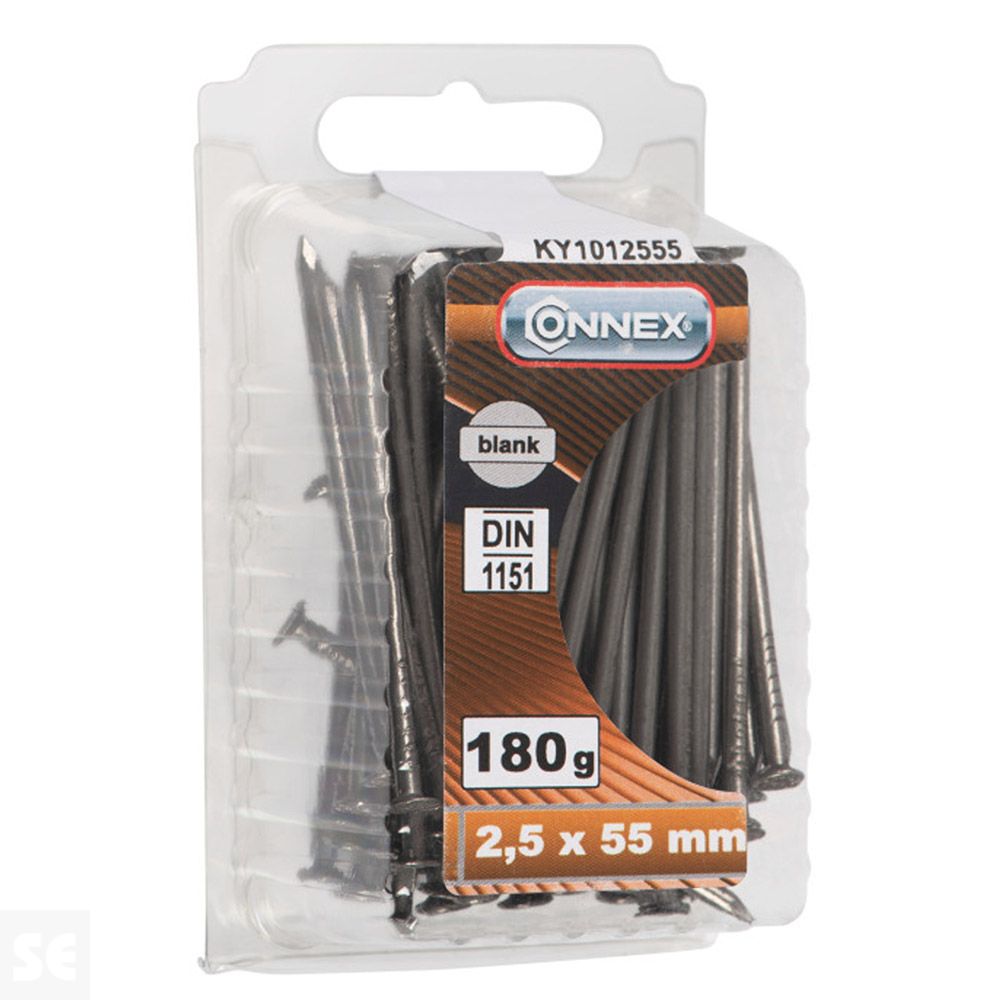 Clavos Metal Cabeza Plana 25x55 mm (180 gramos)