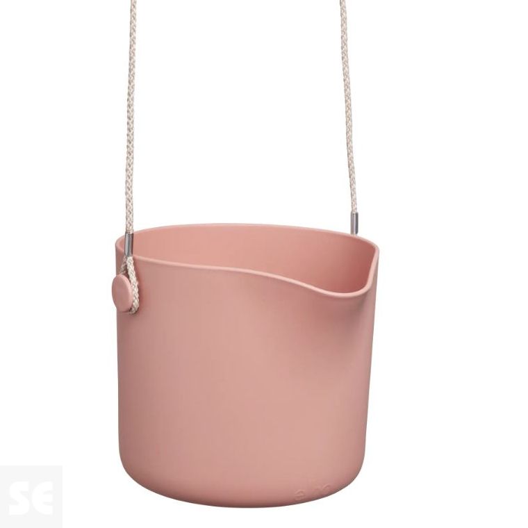 Maceta colgante Rosa Claro 18cm. (diámetro) x 17cm. (alto)