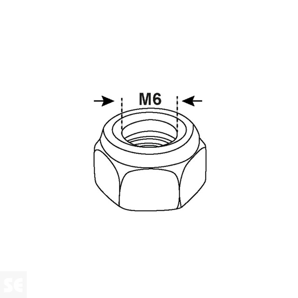 Contratuerca M6 Vz 985 (80u.)