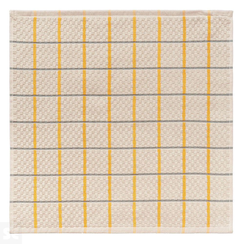 Paño Cocina Cuadros Arena 50x50 cm