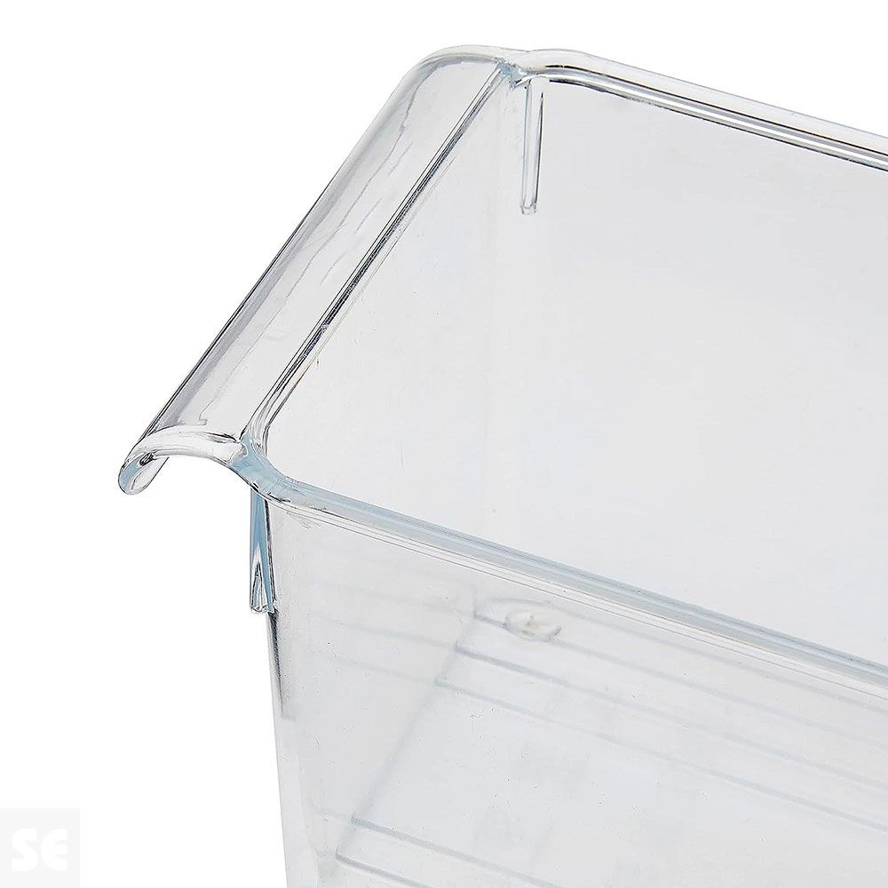 Cubeta Organizadora Nevera Nº 10 Transparente 11x37x10  cm